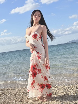 HaneAme 雨波 - Okinawa Hibiscu Dress_028-TELEGRAM @TLC_UPDATE