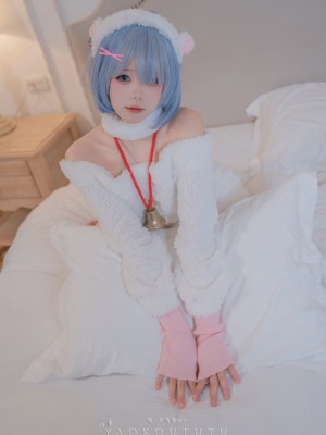 Coser黏黏团子兔 特典 蕾姆咩咩_12