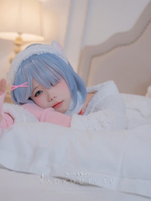 Coser黏黏团子兔 特典 蕾姆咩咩_19