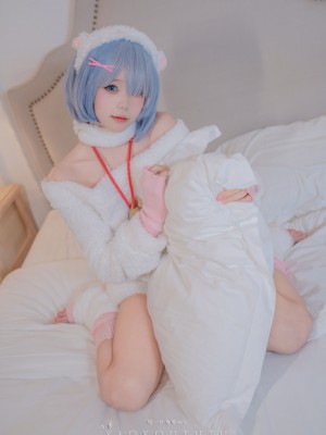 Coser黏黏团子兔 特典 蕾姆咩咩_11