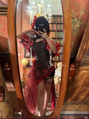 Seele麦麦 黑希旗袍物语_37