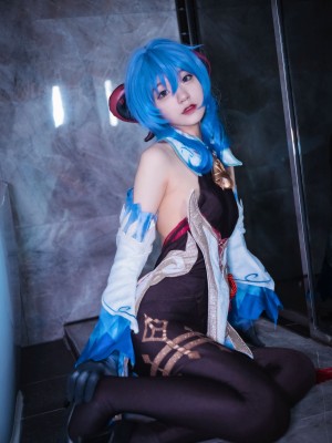 [BLUECAKE] Jenny (정제니) Vol.10 - Sleeping with Ganyu_029