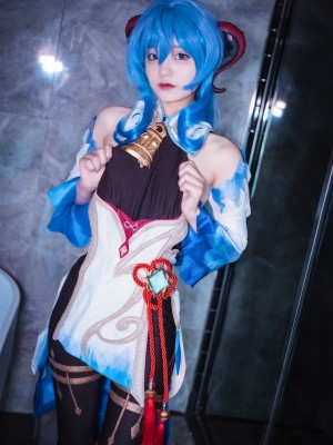 [BLUECAKE] Jenny (정제니) Vol.10 - Sleeping with Ganyu_015