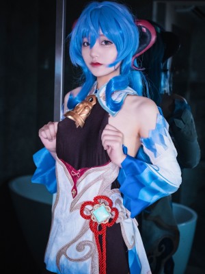 [BLUECAKE] Jenny (정제니) Vol.10 - Sleeping with Ganyu_016