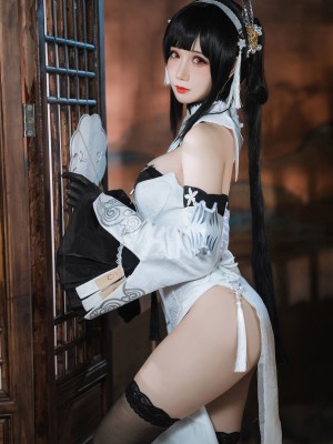 焖焖碳 碧蓝航线 鎮海 白黑礼服_05