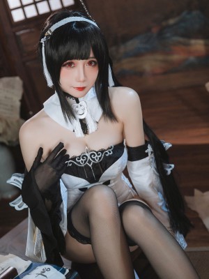 焖焖碳 碧蓝航线 鎮海 白黑礼服_08