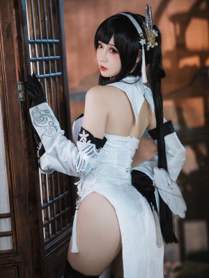 焖焖碳 碧蓝航线 鎮海 白黑礼服_04