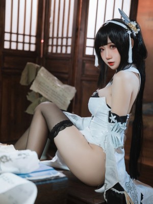 焖焖碳 碧蓝航线 鎮海 白黑礼服_12