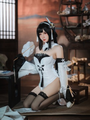 焖焖碳 碧蓝航线 鎮海 白黑礼服_21