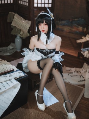 焖焖碳 碧蓝航线 鎮海 白黑礼服_07