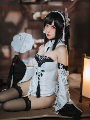 焖焖碳 碧蓝航线 鎮海 白黑礼服_23