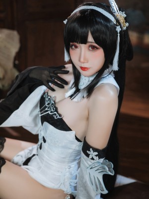 焖焖碳 碧蓝航线 鎮海 白黑礼服_01