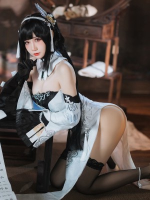 焖焖碳 碧蓝航线 鎮海 白黑礼服_16