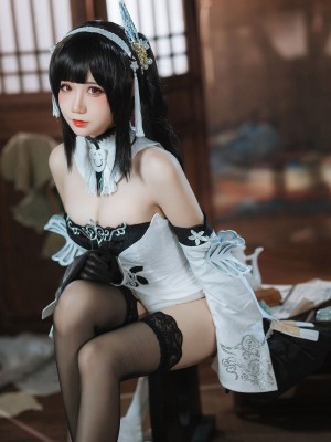 焖焖碳 碧蓝航线 鎮海 白黑礼服_14