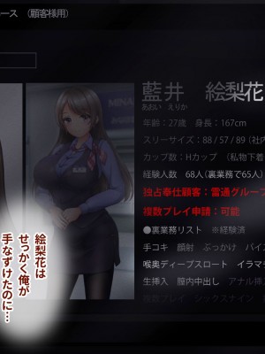 [涙目しずく (とりから)] 大手銀行のドスケベ裏業務〜女子銀行員達は得意先の重役にヤラレ放題…!!_218