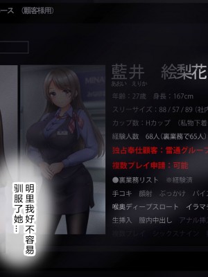 [涙目しずく] 大手銀行のドスケベ裏業務〜女子銀行員達は得意先の重役にヤラレ放題…!!〜 [中国翻訳]_218