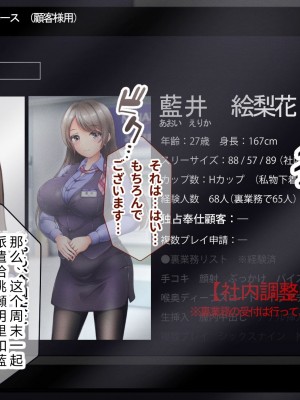 [涙目しずく] 大手銀行のドスケベ裏業務〜女子銀行員達は得意先の重役にヤラレ放題…!!〜 [中国翻訳]_217