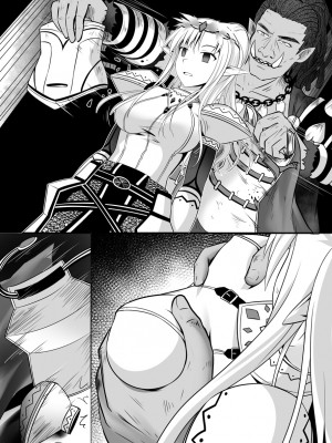 [Circle HO (ヘンタイオジサン、TRW18)] 神聖王国の堕落 オークに敗北改変されたエルフたち [中国語]_078