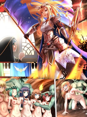 [Circle HO (ヘンタイオジサン、TRW18)] 神聖王国の堕落 オークに敗北改変されたエルフたち [中国語]_071