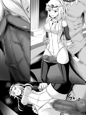 [Circle HO (ヘンタイオジサン、TRW18)] 神聖王国の堕落 オークに敗北改変されたエルフたち [中国語]_079