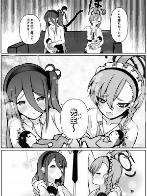 [マジカル影蝶透 (影蝶透、)] ネルとアリスがママになるまで ~先生と暮らす十月十日~ (ブルーアーカイブ) [DL版]_30