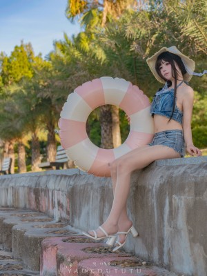 咬一口兔娘ovo 海の夏日_02