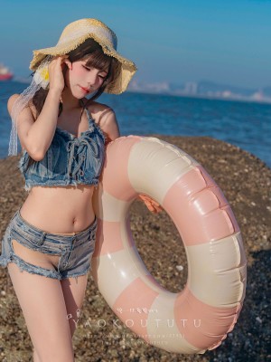 咬一口兔娘ovo 海の夏日_06