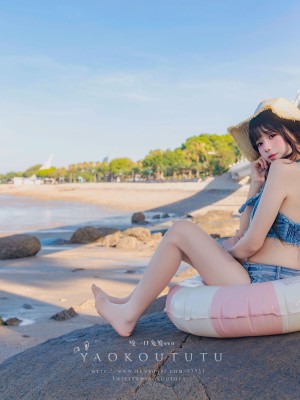 咬一口兔娘ovo 海の夏日_37