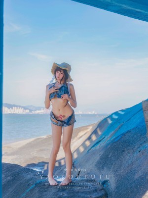 咬一口兔娘ovo 海の夏日_76