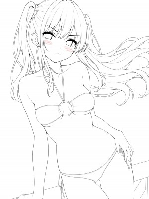 [モノ手紙 (かるたも)] えっちなおなかかんさつ。おなか×水着 [DL版]_28