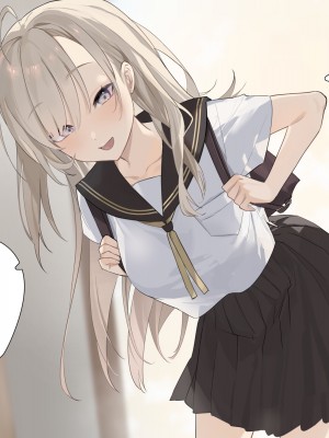 [おこめつぶ] 勉強中の彼女の乳首いじってその気にさせる_002