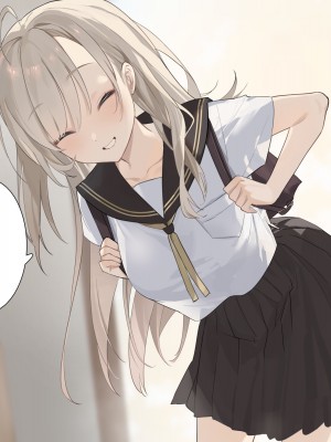 [おこめつぶ] 勉強中の彼女の乳首いじってその気にさせる_003