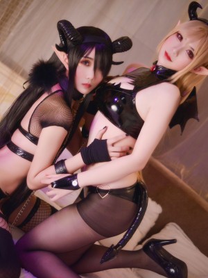 [晓美嫣 (嫣嫣子) (巴媽媽小魔嫣)] NO.007 魅魔双人合集_06