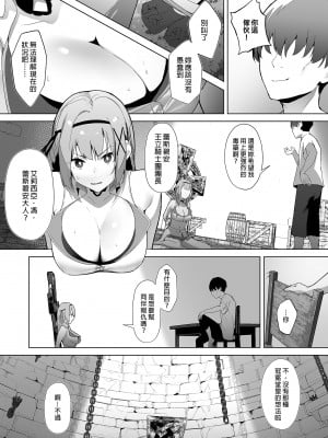 [聖華快楽書店 (赤薄紅)] 堕落体質 ―女の子をダメにするおじさんに捕まってしまう姫騎士物語―｜公主騎士艾莉西亞的受難～視女性為玩物的大叔想讓公主騎士墮入深淵 [中国翻訳] [DL版]_07