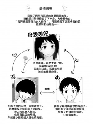 [カラシナ円] 一つ屋根の下で母さんが寝取られてる 〜友チンに堕ちた母とソレに目覚める俺2〜 [中国翻訳]_tomo2_002