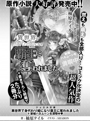 [高山ねむ子 ／ 柚原テイル ／ SHABON] 異世界で身代わり姫になり覇王に奪われました｜在异世界成为了替身公主被霸王掳走了 1-6 [莉赛特汉化组]_212