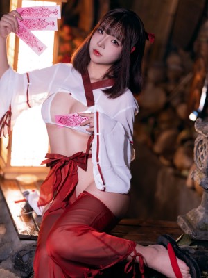 yuuhui玉汇 - 巫女_006