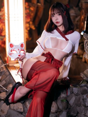 yuuhui玉汇 - 巫女_008