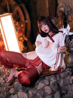 yuuhui玉汇 - 巫女_036