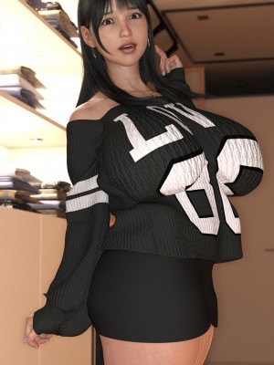 [変態ままん] 巨乳ショップ店員のお姉さんが エロ過ぎて俺は服が買えない_356__353_3