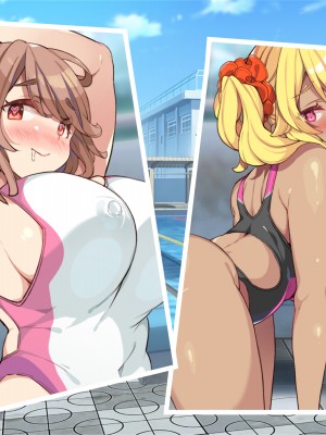 [ぽるちーに (きびぃもか)] 発情中の巨乳JK水泳部員たちと種付けハーレムセックス三昧！！ 女子水泳部に男一人肉バイブ扱いされる日々_485