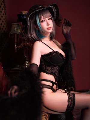 黑白御猫 柴郡旗袍_22