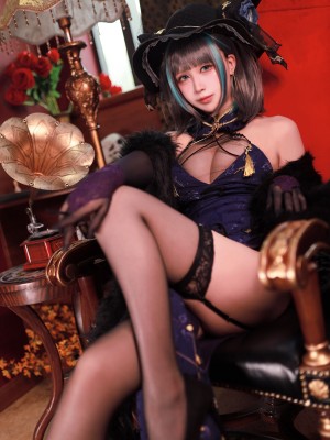 黑白御猫 柴郡旗袍_03