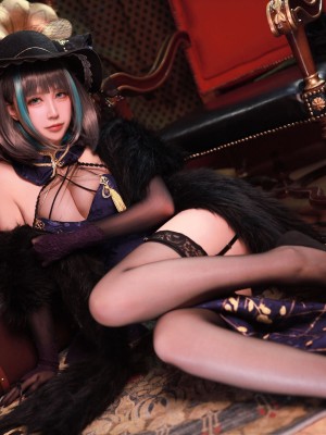 黑白御猫 柴郡旗袍_07