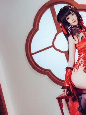 yui金鱼 - 时崎狂三 黑裙+旗袍+内衣_17