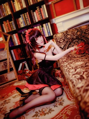 yui金鱼 - 时崎狂三 黑裙+旗袍+内衣_05