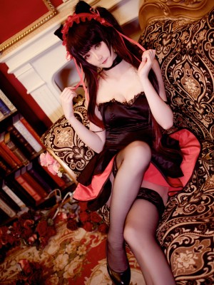 yui金鱼 - 时崎狂三 黑裙+旗袍+内衣_06