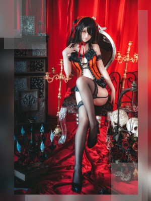 yui金鱼 - 时崎狂三 黑裙+旗袍+内衣_34