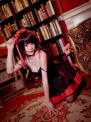 yui金鱼 - 时崎狂三 黑裙+旗袍+内衣_07