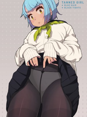 [メイの天使 (根雪れい)] 青髪日焼けの子。1-3｜Tanned Girl + Blue Hair Anthology [English] [無修正]_06